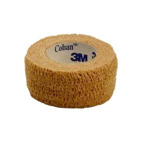 valentine 3M COBAN ADHESIVE WRAP TAN 1 X 5 YD ROLL SOLD EACHB0006GWR5E