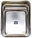 Square Stainless Steel Pan, Small, I.D. 12x10.5in, 2.5 in. deep