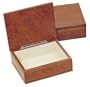 medium burlwood finish wooden box