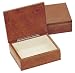 medium burlwood finish wooden box