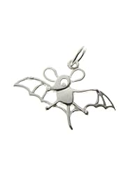 Phil Laender - silver Bat pendant - Sterling Silver - 1.5 gr - 28 mm