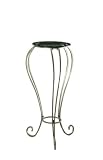 Powell Garden District Bronze/Gold Plant Stand with Glass Top