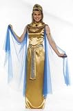 Exquisitely Deluxe Adult Gold Cleopatra Costume Gown