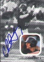 Chad Tracy, Arizona Diamondbacks, 2002 Just Minors Autographed Card