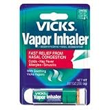 Vicks Vapor Inhaler Soothing Vicks Vapors, Nasal Decongestant 0.01 oz (200 mg)