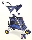 Outward Hound Walk'n Roll Pet Stroller - Navy Blue