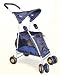 Outward Hound Walk'n Roll Pet Stroller - Navy Blue