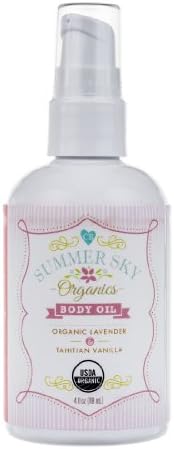 Summer Sky Organics Organic Lavender & Tahitian Vanilla Body Oil