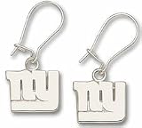New York Giants Sterling Silver Dangle Earrings