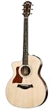 Taylor Guitars 214ce, Grand Auditorium, Solid Sitka Spruce Top, Rosewood Back/Sides, Cutaway, ES-T, Left