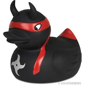 Ninja Devil Duckie Rubber Duck by Ducks & Devil Ducks