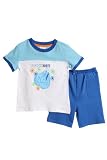 NWT Absorba Toddler Boys 2 pc t-shirt and blue knit shorts set