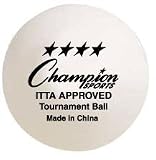 Champion Sports 3STAR Table Tennis Ball (1 Gross)
