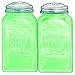 Jade Glass Salt & Pepper Shakers