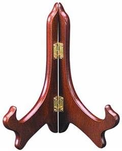 Asian Wooden Plate Stand 9"