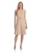 Anne Klein Women's Cap-Sleeve Scoopneck Solid Dress