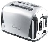 Meyer Prestige Deco Toaster, Brushed Satin, 2 Slice