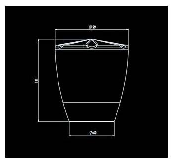 Britta Products Turner01 Solar Patio Table Lamp with LED Candle Accent Light