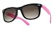 Neon Retro Wayfarer Sunglasses [2793] - Black / Lime