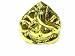 Ganesh Statuary for Car Dashboard Size 1 1/2" (Golden)