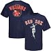 Majestic Boston Red Sox #9 Ted Williams Navy Blue Cooperstown MVP Player T-shirt