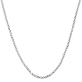 Beautiful Shiny 925 Sterling Silver Popcorn Chain - Made In Italy