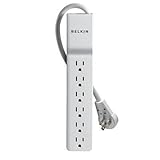 Belkin BE10600008R - Surge Protector, 6 Outlets, 360 Degree Rotating Plug,  ....