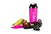 Core150 Attitude Shaker - Pink - 35oz Protein Shaker Bottle. Contains easy stack removable storage with 3 compartments