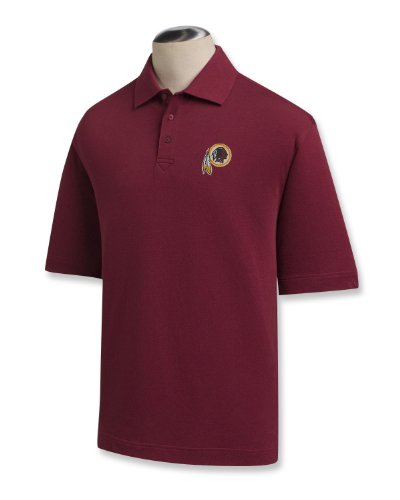 NFL Washington Redskins Men's DryTec Championship Polo, Chutney, Medium