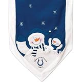 Indianapolis Colts 72"x15" Snowman Table Runner Plush