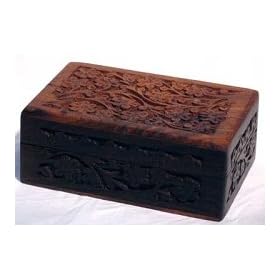 Floral Design Handcrafted Wooden Box