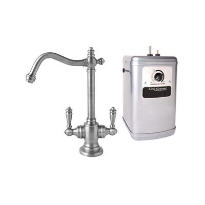 Traditional Two Handle Centerset Brushed Nickel