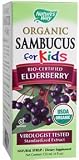 Organic Sambucus for Kids Bio-Certified Elderberry 4 Ounces