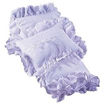 Classic Eyelet Baby Blanket Set - Color Butter Eyelet