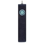 Seattle Mariners 16x24 Embroidered Tri-Fold Golf Towel MLB Baseball by Team Effort
