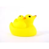 French Baby bath time Mother and child rubber duck... by PP