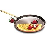 World Cuisine Copper Crepe Pan w/Bronze Handle, Dia. 11-7/8 [World Cuisine]