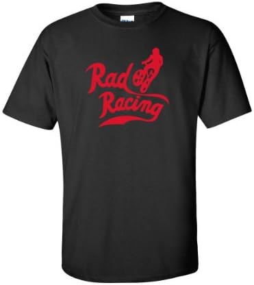 Jacted Up Tees BMX Rad Racing Men's T-Shirt - XL Black (312R)