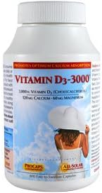 Vitamin D3-3000 180 Capsules