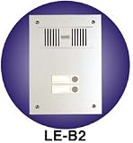 AIPHONE Model LE-B2 2-Call Entrance Station Intercom for LEF (Special Order Product)