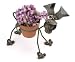 BANDANA/YARDBIRDS Collectible Metal HAPPY PUPPY Dog 4 FLOWER POT HOLDER