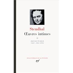 Stendhal : Oeuvres Intimes, tome 2 : 1818-1842