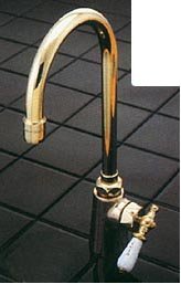Single Gooseneck Bar Faucet - Chrome