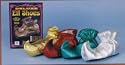Elf Deluxe Shoes - Adult Size Shiny Red Cloth Christmas Costume AccessoryXFO11