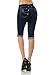 VIRGIN ONLY Women's Slim Fit Stretch Denim Bermuda Shorts