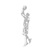 Basketball Jumpshot Sudden Shadows Wall Mural