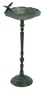 Astonica 24-Inch Tall Birdbath Feeder