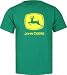 John Deere Tractor Kelly Green T-shirt - IN STOCK Image