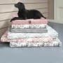 "Red Toile" Cotton Futon (Size 28" x 40")