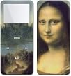 Mona Lisa 2 - Apple iPod nano 1G (1st Generation) 1GB/ 2GB/ 4GB Protector Skin Decals - Faceplate Stickers